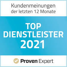 Provenexpert Badge Top Dienstleister 2021 referenzen