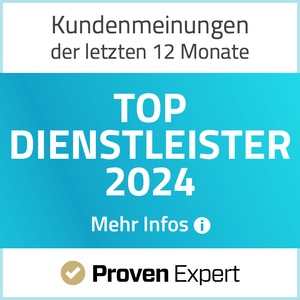 Provenexpert Top Dienstleister 2024 referenzen